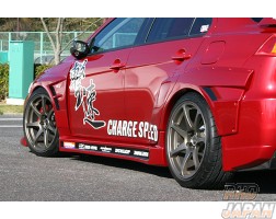 Charge Speed Gekisoku Rear Blister Fenders - Lancer Evolution X CZ4A