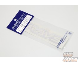 Rays NEW Logo Sticker Small - Silver