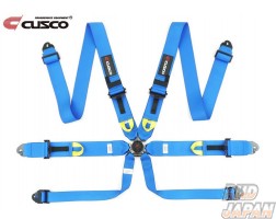 Cusco Seat Belt Racing Harness - 6-Point Blue
