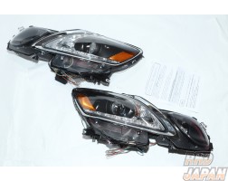 78 Works L Line Headlight Set V2 Black - GS350 GS430 GS450h GS460