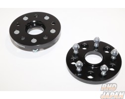 R's Racing Service Wide Tread Wheel Spacer Set +15mm Black - Swift Sport ZC33S ZC32S ZC31S