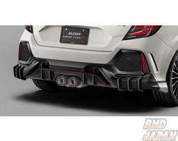 Mugen Rear Under Spoiler Crystal Black Pearl - Civic Type-R FK8