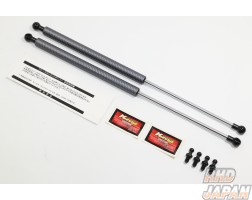 Kunny's Bonnet Damper Set Silver Carbon Fiber For OEM Bonnet - JZX90 JZX100