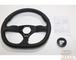 ATC Sprint Semi Deep D Shape Model Steering Wheel - 345 X 320mm Leather