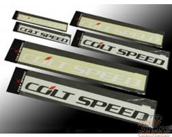 Colt Speed Logo Sticker Cut-Out L Size - White