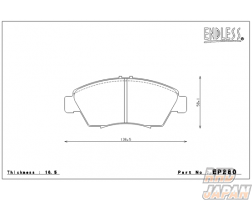 Endless Brake Pads Full Set Type Super Street M-Sports SSM Plus - DB9 EG# EJ1 EK# MA# GE# MJ1