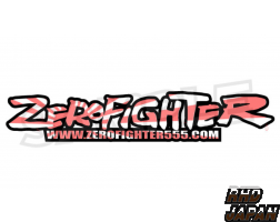 Zero Fighter Auto Custom Logo Sticker - White Red Rising Sun Limited Edition