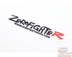 Zero Fighter Auto Custom Logo Sticker - Black Red