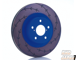 Endless E-Slit Brake Rotor Rear Blue Right - CN9A CP9A CT9A