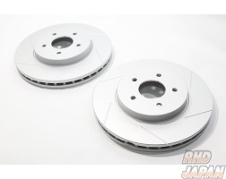 Dixcel Brake Rotor Set Type SD 6-Slot Front - Avenir Bluebird Laurel Salut Skyline