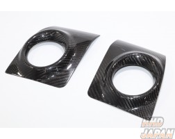 LEMS Fog Lamp Cover Dry Carbon Fiber with Clear Coating - IS F USE20