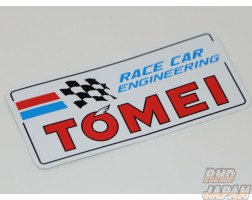 Tomei Race Car Engineering Original Retro Sticker - 1970's Rectangle