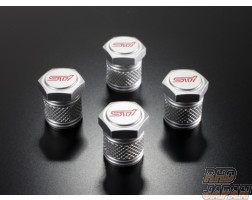 STi Valve Cap Set - Silver