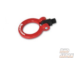 Okuyama Carbing Flip-up Front Towing Hook Red - CZ4A