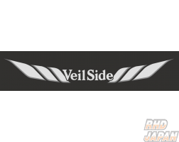 Veilside Front Window Sticker - Silver & Grey