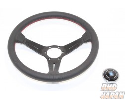 NARDI Classic Steering Wheel Deep Cone Punched Leather Sports Type Rally - 350mm
