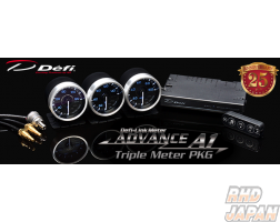 Defi Defi-Link Meter Advance A1 Triple Meter Package - 25th Anniversary Limited Edition