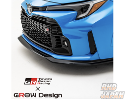 Grow Motorsports Grow Design Front Under Diffuser & Garnish Black 202 ABS - GR Corolla GZEA14H