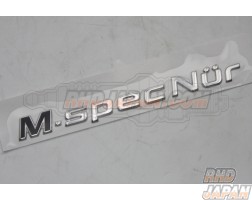 Nissan OEM M Spec NUR Emblem BNR34