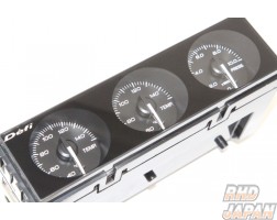 Defi DIN-Gauge Style98 Hommage 3 Meter Combination - White White