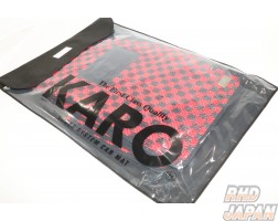 KARO Sisal Floor Mat Set Red Black - EK2 EK3 EK4 EK9