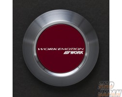 Work Wheels Japan Work Emotion Center Cap High Red - CR / T5R / T7R Series 11R D9R M8R XT7 ZR10