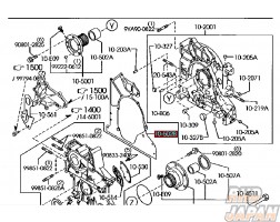 Mazda OEM Front Cover Gasket SE3P