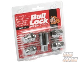 Kyo-Ei BullLock Lock Nut Set Closed Type 17HEX M12×P1.5 - Chrome