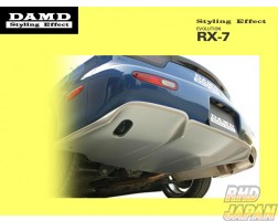DAMD Rear Flat Bottom Diffuser - FD3S
