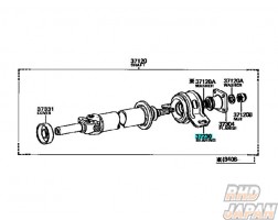 Toyota OEM Center Port Bearing Assembly No.1 AE86