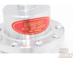 Sard Adjustable Fuel Regulator Standard Type 8mm Nipple - Silver Aluminum