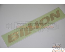 Billion GT Spec Large Logo Sticker - White