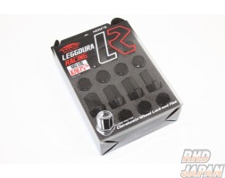 Kyo-Ei Leggdura Racing Lug Nuts and Adapter Set 16pcs - Black M12xP1.5