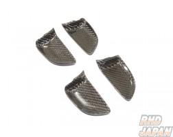 THINK DESIGN Lexus Door Inner Bezel 4pcs Set - Black Carbon