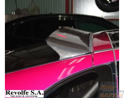 REVOLFE S.A. Rear Roof Spoiler Carbon Fiber - Fairlady Z Z32 2 by 2