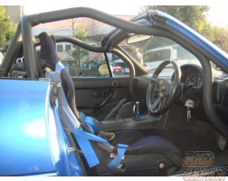 Saito Rollcage 6 Point Steel Roll Cage - NA NB Roadster