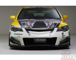 J's Racing Type-S Bumper Twin Canard Set - Civic Type-R FD2