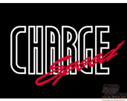 Charge Speed Logo Sticker - White Red