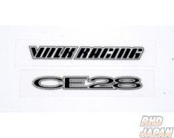 Rays Volk Racing CE28N Repair Disk Sticker - 18in 19in BK