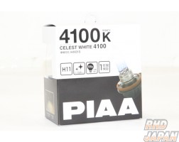 PIAA Celest White 4100k Halogen Bulbs H11