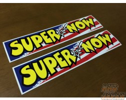 Super Now Logo Sticker Set