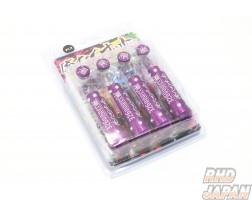 326 Power Oretachi Duralumin Lug Nuts - Long M12 X 1.5 Purple