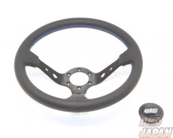 ATC Ralleye Full Deep Steering Wheel - TypeS 350mm Leather