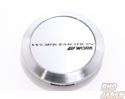 Work Wheels Japan Work Emotion Center Cap Flat Silver - CR / T5R / T7R Series 11R D9R M8R XT7 ZR10