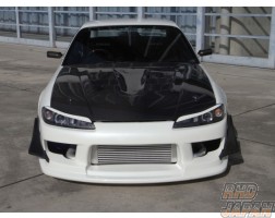 Garage Mak Aero Bonnet Hood without Bonnet Catch Carbon Fiber / FRP - Silvia S15