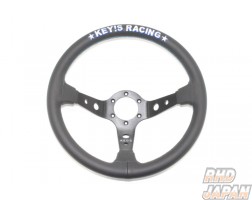KEY`S Racing Steering Wheel Deep Type - 330mm Leather
