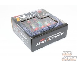 KYO-EI KICS R40 iCONIX Nut Set NeoChro Body - Red Cap M12 x P1.5