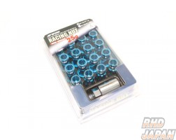 Work Wheels Japan Light Weight Racing Lug Nuts Set M12x1.5 - Blue
