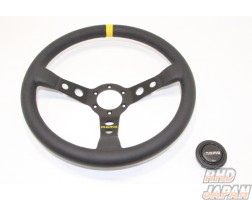 MOMO MOD.07 Steering Wheel 350mm - Black Leather