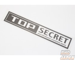 Top Secret Sticker Small - Gunmetal